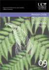 2009 Honours Courses and Projects