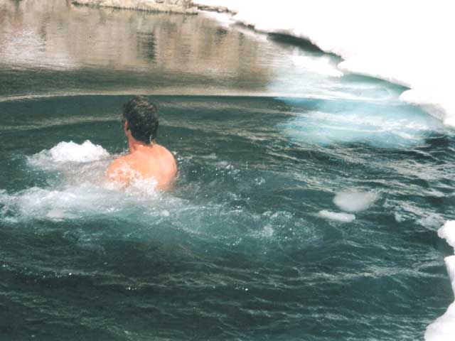Nothing better than a swim to cool off.